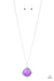 Desert Equinox Purple Necklace - Angie's $5.00 Bling