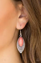 Load image into Gallery viewer, Desert Garden Orange Earrings