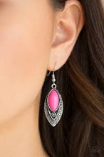 Load image into Gallery viewer, Desert Garden Pink Earrings