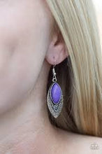 Load image into Gallery viewer, Desert Garden Purple Earrings