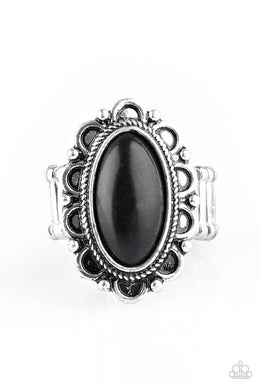 Desert Grotto Black Ring - Angie's $5.00 Bling