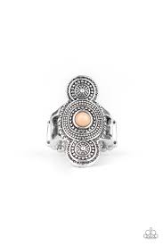 Desert Mandalas Brown Ring - Angie's $5.00 Bling