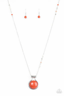 Desert Sandstone Multi/Orange Necklace