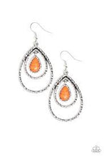 Load image into Gallery viewer, Desert Tempest Orange Earrings