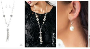 Designated Diva White Blockbuster Necklace - Angie's $5.00 Bling