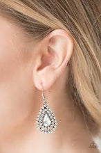 Load image into Gallery viewer, Diamond Dazzle White Earrings