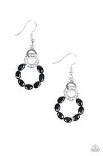Load image into Gallery viewer, Diamond Deluxe Black Earrings
