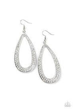 Load image into Gallery viewer, Diamond Distraction White Earrings