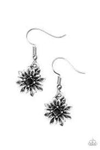 Load image into Gallery viewer, Diamonds and Daisies Black Earrings