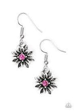 Load image into Gallery viewer, Diamonds and Daisies Pink Earrings
