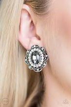 Load image into Gallery viewer, Dine and Dapper Silver Clip On Earrings