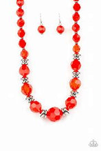 Load image into Gallery viewer, Dine and Dash Red Necklace