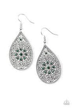 Load image into Gallery viewer, Dinner Party Posh Green Earrings