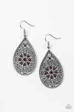 Load image into Gallery viewer, Dinner Party Posh Red Earrings