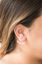 Load image into Gallery viewer, Disco Drama Rose Gold Jacket Earrings