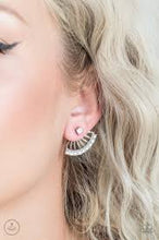 Load image into Gallery viewer, Disco Drama White Jacket Earrings