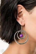 Load image into Gallery viewer, Diva Pop Purple Earrings