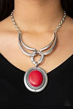 Load image into Gallery viewer, Divide and Ruler Red Necklace