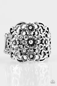 Divinely Daisy Silver Ring - Angie's $5.00 Bling