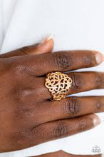 Load image into Gallery viewer, Dizzy Demure Gold Ring - Angie&#39;s $5.00 Bling