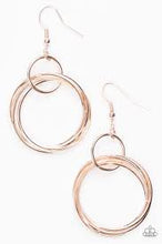 Load image into Gallery viewer, Dizzying Dynamics Rose Gold Earrings