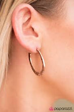 Load image into Gallery viewer, Don't Sweat the Small Stuff Copper Hoops