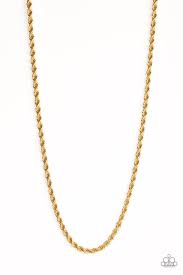 Double Dribble Gold Men's Necklace
