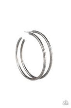 Load image into Gallery viewer, Double or Nothing Black Hoops