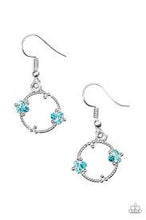 Load image into Gallery viewer, Double the Bubble Blue Earrings