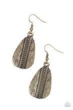 Load image into Gallery viewer, Double the Texture Copper Earrings