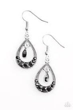 Load image into Gallery viewer, Downtown Princess Black Earrings