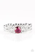 Load image into Gallery viewer, Dream Sparkle Pink Skinny Band Ring