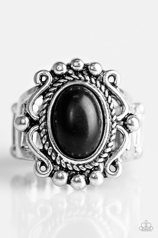 Dreamy Deserts Black Ring - Angie's $5.00 Bling