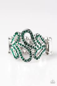 Dress it Up Green Ring - Angie's $5.00 Bling