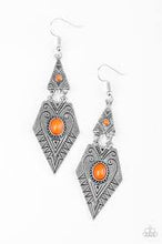 Load image into Gallery viewer, Drifting Dunes Orange Earrings