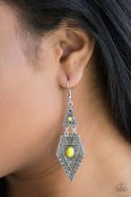 Load image into Gallery viewer, Drifting Dunes Yellow Earrings