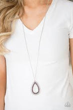 Load image into Gallery viewer, Drippin In Drama Purple Necklace - Angie's $5.00 Bling