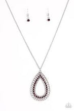Load image into Gallery viewer, Drippin In Drama Purple Necklace - Angie's $5.00 Bling