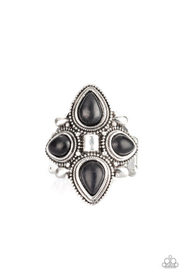 Dune Runner Black Ring - Angie's $5.00 Bling