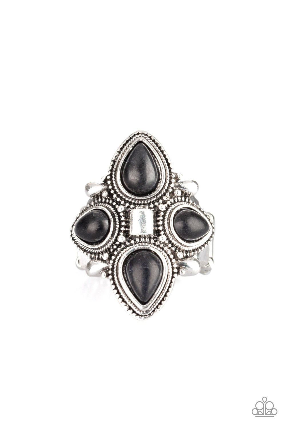 Dune Runner Black Ring - Angie's $5.00 Bling