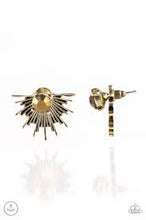 Load image into Gallery viewer, Dynamic Brass Jacket Earrings