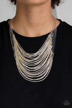 Load image into Gallery viewer, Catwalk Queen Gold Seed Bead Necklace