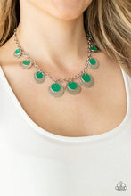 Load image into Gallery viewer, The Cosmos are Calling Green Necklace