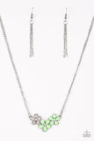 Load image into Gallery viewer, Hibiscus Haciendas Green Necklace