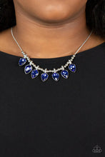 Load image into Gallery viewer, Crown Jewel Couture Blue Necklace