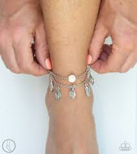 Load image into Gallery viewer, Earthy Explorer White Anklet - Angie's $5.00 Bling