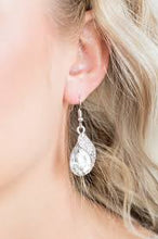 Load image into Gallery viewer, Easy Elegance White Earrings