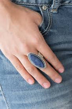 Load image into Gallery viewer, Eco Ego Blue Ring - Angie&#39;s $5.00 Bling