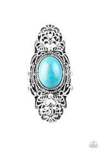 Load image into Gallery viewer, Ego Trippin Blue Ring - Angie&#39;s $5.00 Bling