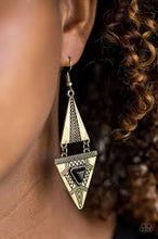 Load image into Gallery viewer, El Paso Edge Brass Earrings